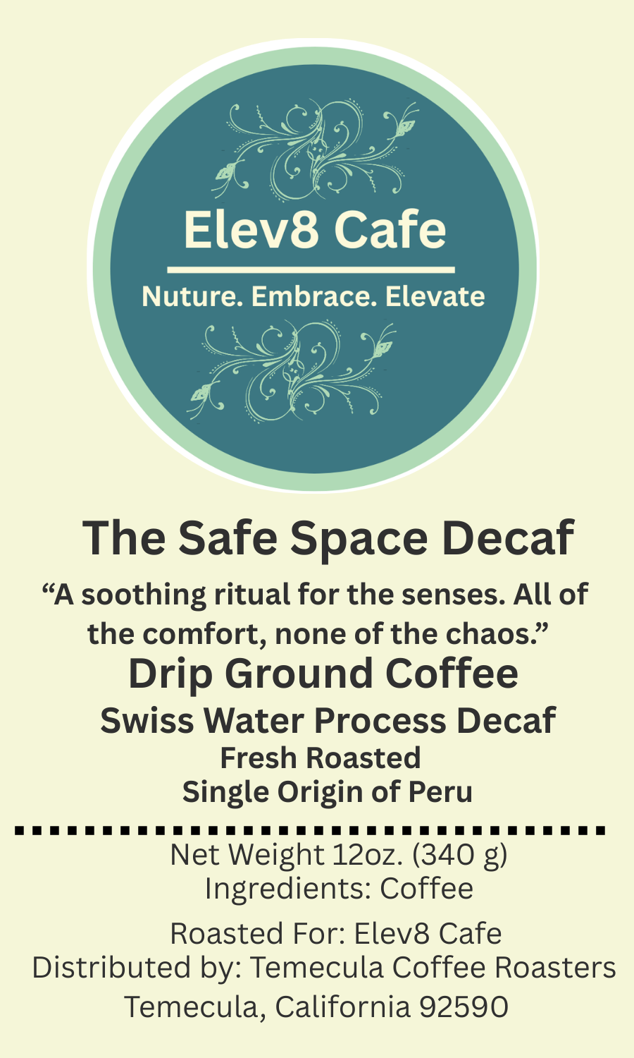 The Safe Space - Premium Peru Medium Roast Coffee