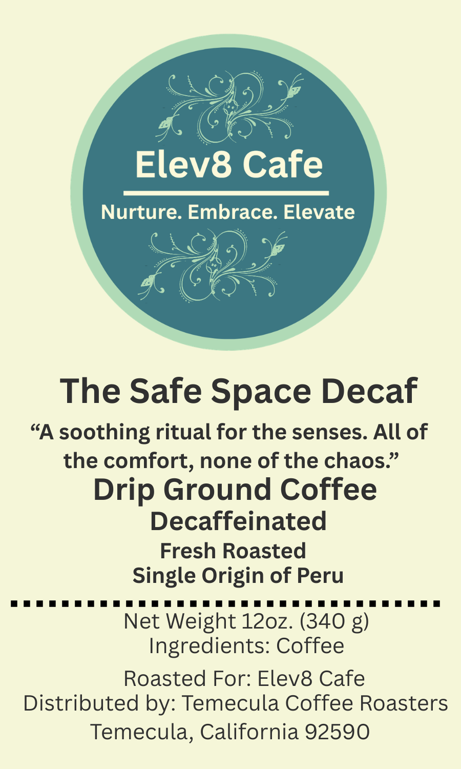 The Safe Space - Premium Peru Medium Roast Coffee